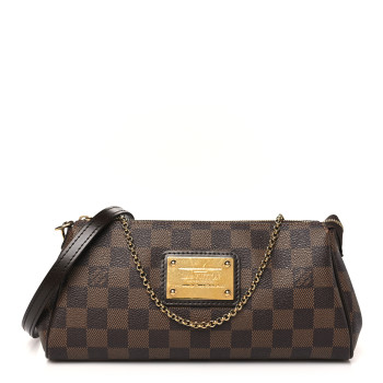 LOUIS VUITTON Damier Ebene Eva Clutch