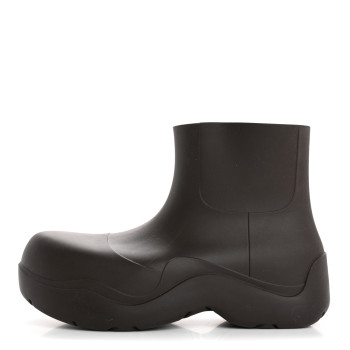 BOTTEGA VENETA Rubber Mens Puddle Ankle Boots 45 Fondant
