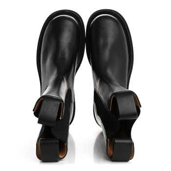 BOTTEGA VENETA Calfskin The Lug Chelsea 55mm Boots 39 Black