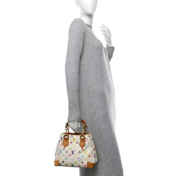 LOUIS VUITTON Monogram Multicolor Audra White