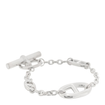 HERMES Sterling Silver Farandole Bracelet SH