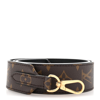 LOUIS VUITTON Monogram Bandouliere Shoulder Strap Black