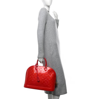 LOUIS VUITTON Vernis Alma MM Rose Pop