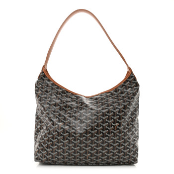 GOYARD Goyardine Boheme Hobo Black Gold