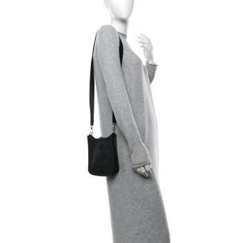 HERMES Taurillon Clemence Evelyne TPM Black HERMES Taurillon Clemence Evelyne TPM Black