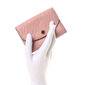 LOUIS VUITTON Empreinte Rosalie Coin Purse Rose Poudre