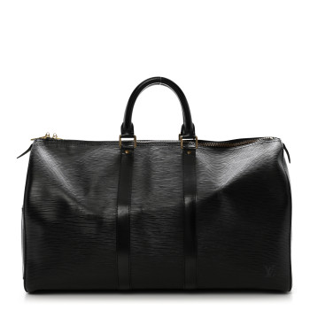 LOUIS VUITTON Epi Keepall 45 Black