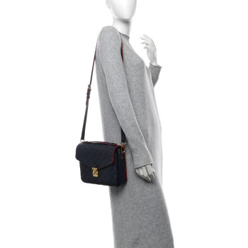 LOUIS VUITTON Empreinte Pochette Metis Marine Rouge