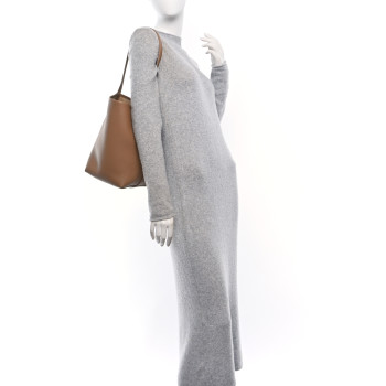 THE ROW Grained Calfskin Medium N/S Park Tote Sandpit