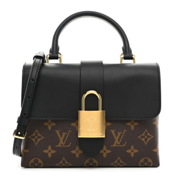 LOUIS VUITTON Monogram Locky BB Black