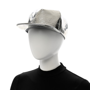 LOUIS VUITTON Monogram Mirror Mirror Cap 60 Silver