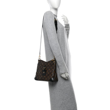 LOUIS VUITTON Monogram Odeon PM Black