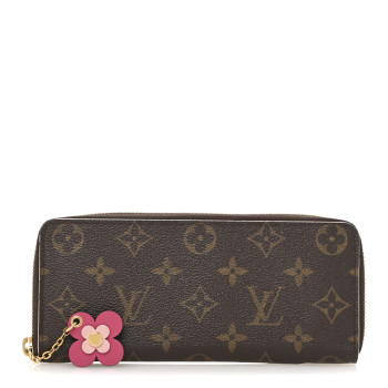 LOUIS VUITTON Monogram Blooming Flowers Clemence Wallet