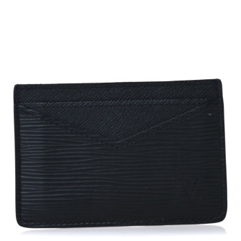 LOUIS VUITTON Epi Neo Porte-Cartes Card Holder Black