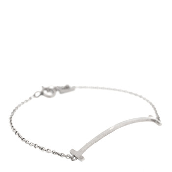 TIFFANY Sterling Silver T Smile Bracelet