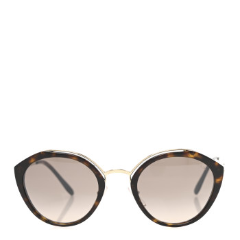 PRADA Acetate Round Sunglasses SPR 18U Tortoise