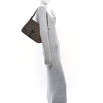 FENDI Zucca Mama Baguette Tobacco