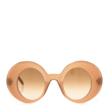 LOEWE Acetate Round Sunglasses LW40089I Light Caramel