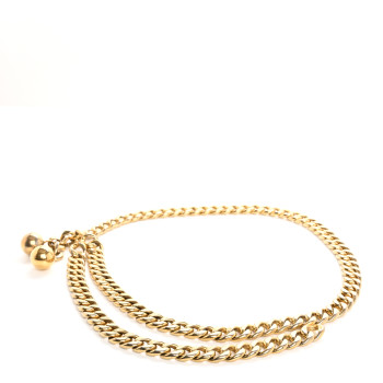 CHANEL Gold Chain Link Belt