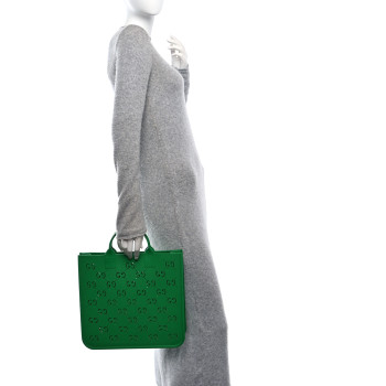GUCCI Rubber Kids GG Tote New Shamarock