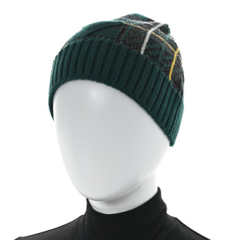 PRADA Wool Cashmere Beanie Hat M Smeraldo