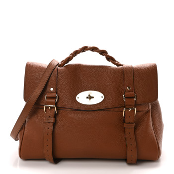 MULBERRY Heavy Grain Oversized Alexa Chestnut