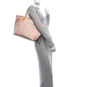LOUIS VUITTON Damier Azur Tahitienne Neverfull MM