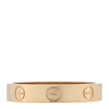 CARTIER 18K Yellow Gold 3.5mm LOVE Wedding Band Ring 53 6.5