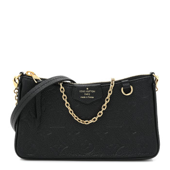 LOUIS VUITTON Empreinte Easy Pouch On Strap Black