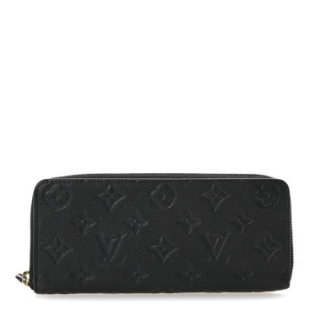 LOUIS VUITTON Empreinte Clemence Wallet Black