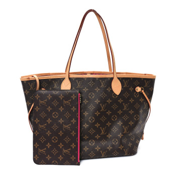 LOUIS VUITTON Monogram Neo Neverfull MM Pivoine