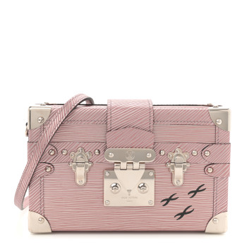 LOUIS VUITTON Epi Petite Malle Rose Gold