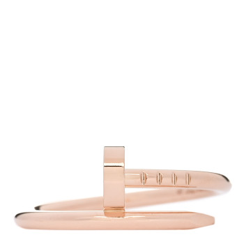 CARTIER 18K Pink Gold Small Juste Un Clou Ring 51 5.75