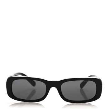 MIU MIU Acetate Rectangle Sunglasses SMU 08Z  Black