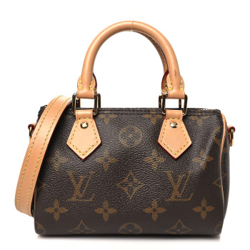 LOUIS VUITTON Monogram Nano Speedy Bandouliere