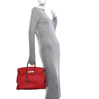 HERMES Togo Birkin 35 Rouge Casaque HERMES Togo Birkin 35 Rouge Casaque