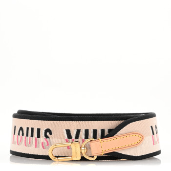 LOUIS VUITTON Jacquard Speedy Bandouliere 20 Shoulder Strap Black