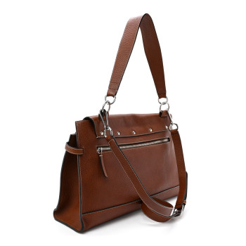 MULBERRY Classic Grain Calfskin Medium Chiltern Satchel Oak