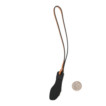 HERMES Epsom Butler Calfskin Hunter Oran Nano Bag Charm Sable Vert Criquet