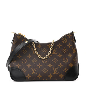 LOUIS VUITTON Monogram Boulogne NM Black