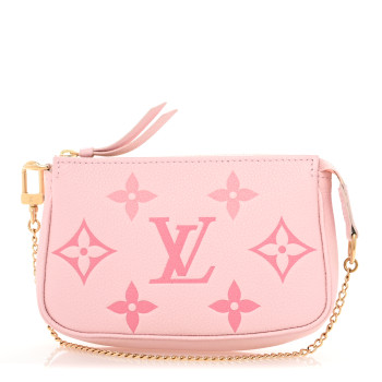 LOUIS VUITTON Empreinte Monogram Giant By The Pool Mini Pochette Accessories Bouton De Rose