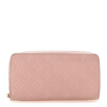 LOUIS VUITTON Empreinte Zippy Wallet Rose Poudre