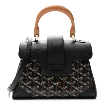 GOYARD Goyardine Mini Saigon Black