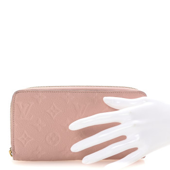 LOUIS VUITTON Empreinte Zippy Wallet Rose Poudre