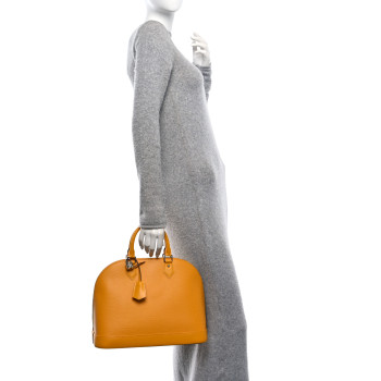 LOUIS VUITTON Epi Alma MM Mimosa