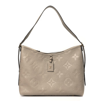 LOUIS VUITTON Empreinte Monogram Giant CarryAll MM Tourterelle