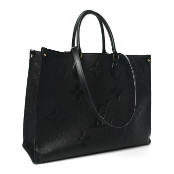 LOUIS VUITTON Empreinte Monogram Giant Onthego GM Black