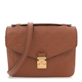 LOUIS VUITTON Empreinte Pochette Metis Cognac