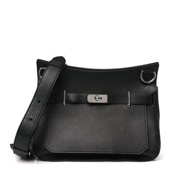 HERMES Taurillon Clemence Swift Jypsiere 31 Black