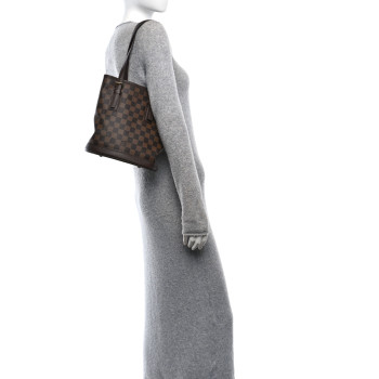 LOUIS VUITTON Damier Ebene Marais Bucket 23
